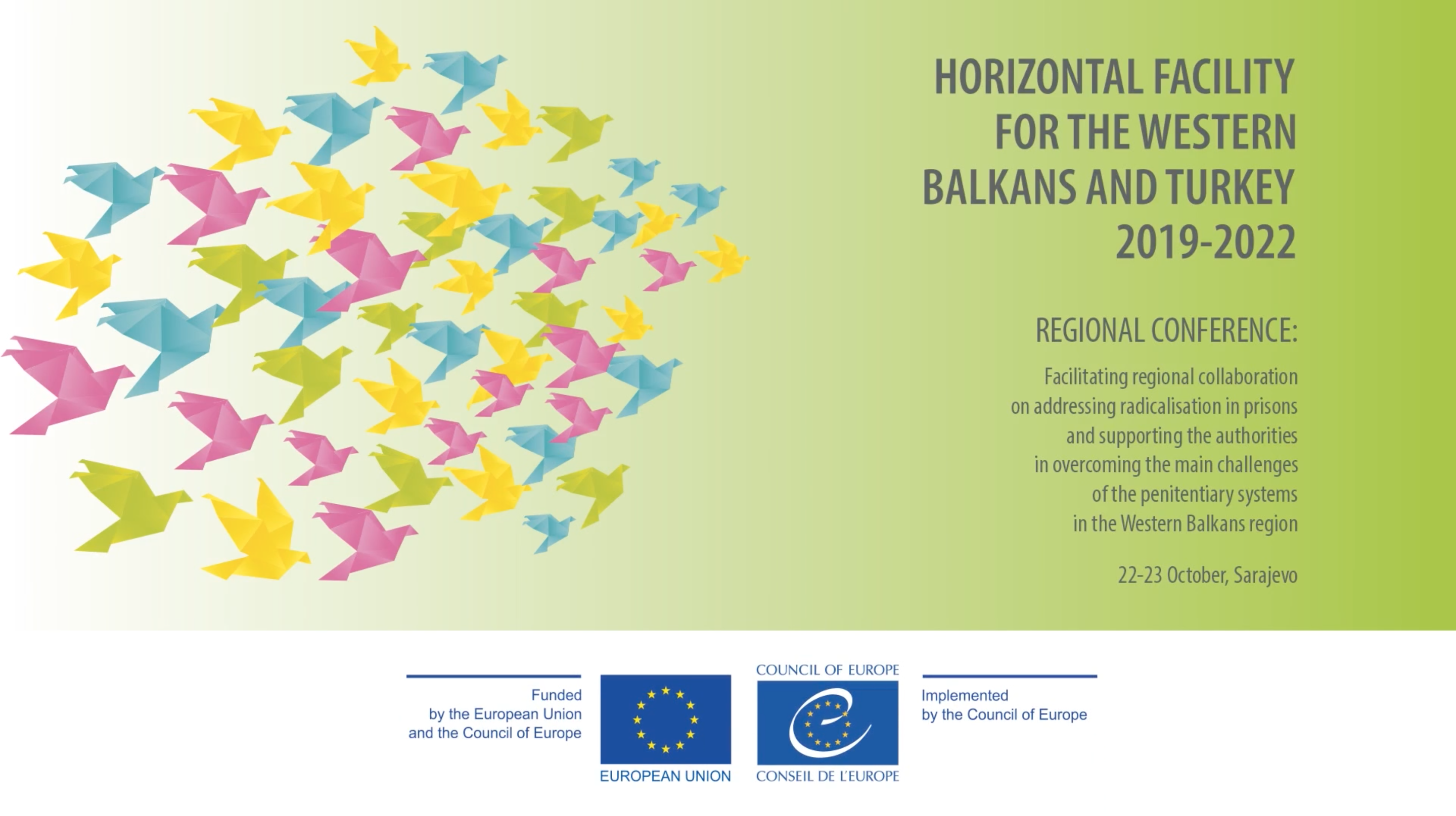 Regional conference on addressing radicalisation in prisons in the Western Balkans